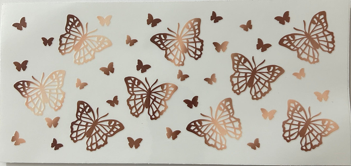 Gold Butterfly Cup Wrap
