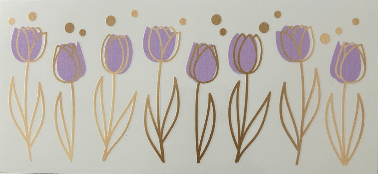 Purple Tulip Cup Wrap