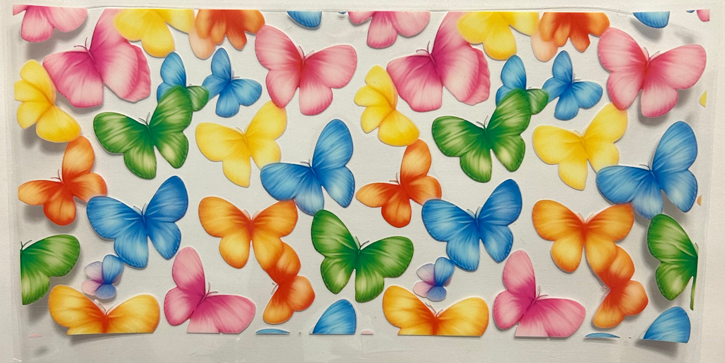 Rainbow Butterfly Cup Wrap