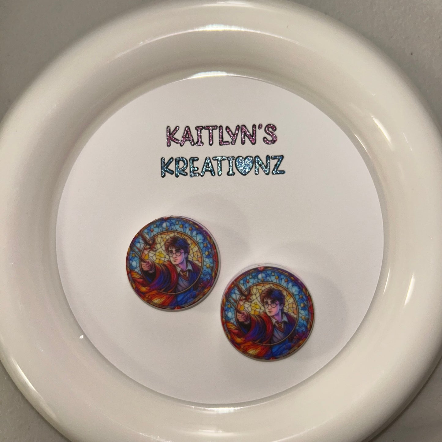 Harry Potter w/ Wand Focal Bead