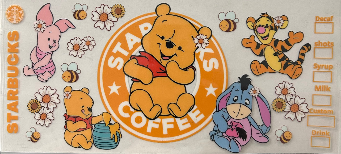 Baby Pooh Bear Cup Wrap