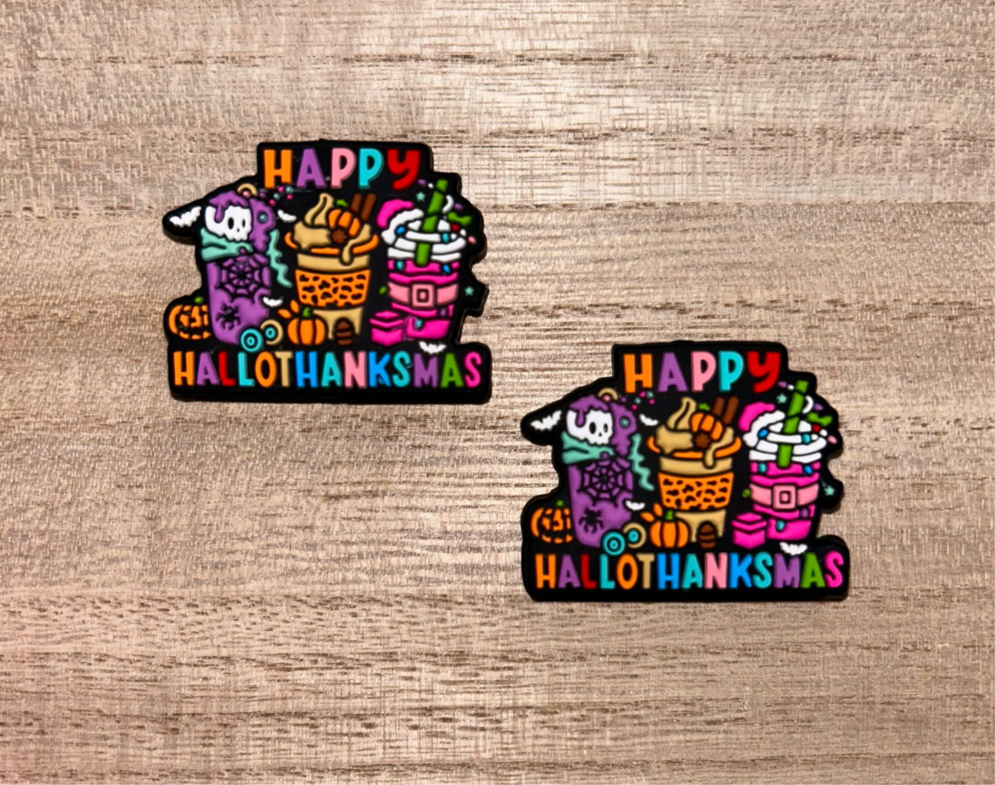 Happy Hallothanksmas Focal Bead