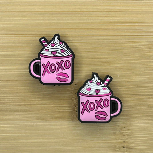 Valentine Hot Cocoa Focal Bead