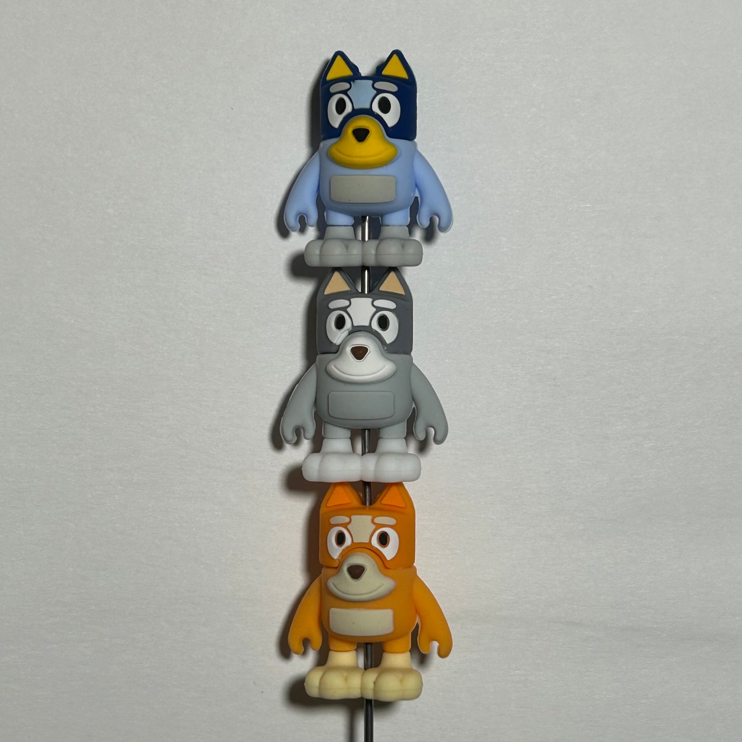 3D Bluey and Friends Focal Bead