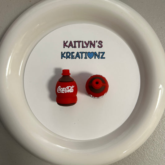 3D Coca Cola Bottle Focal Bead