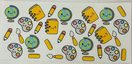 Globe and Notebook Cup Wrap