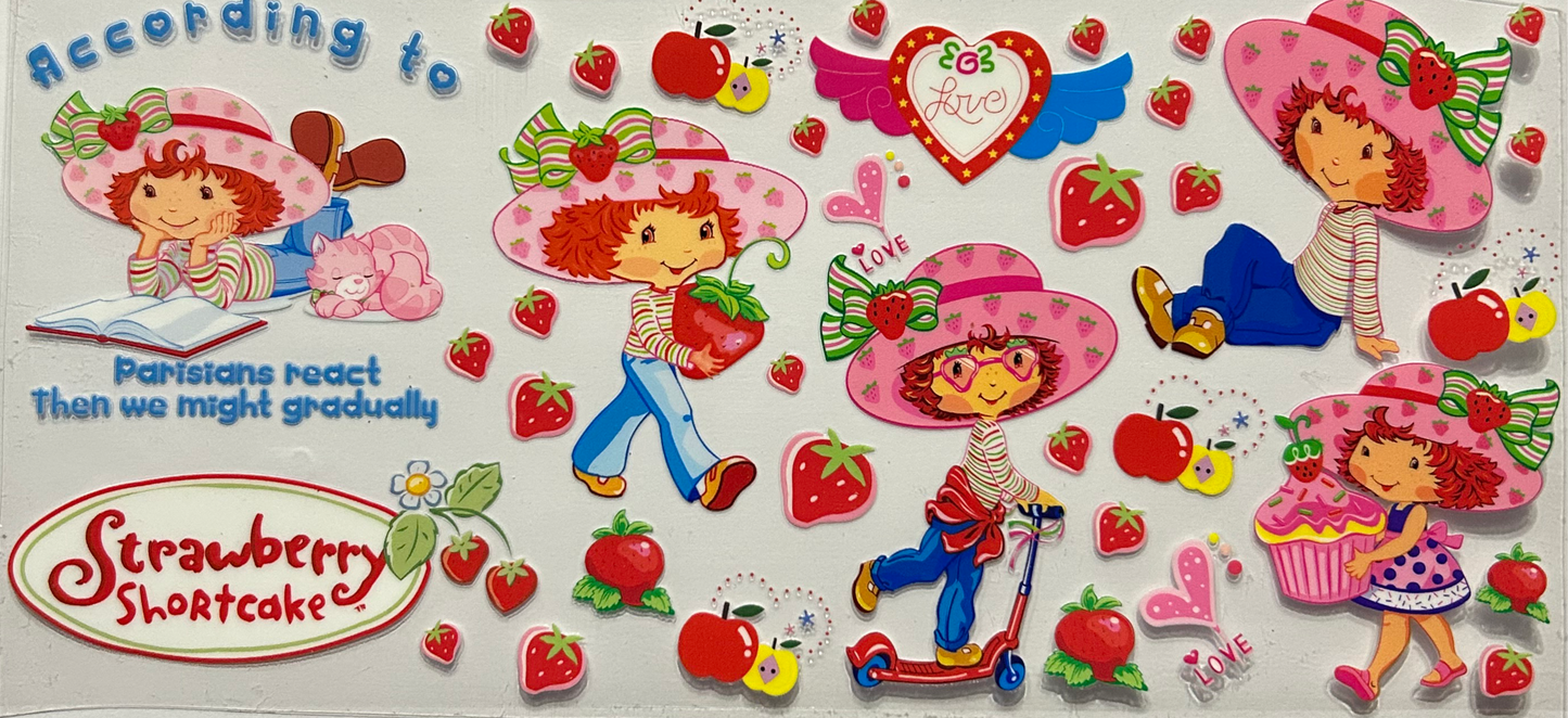 Strawberry Shortcake Cup Wraps