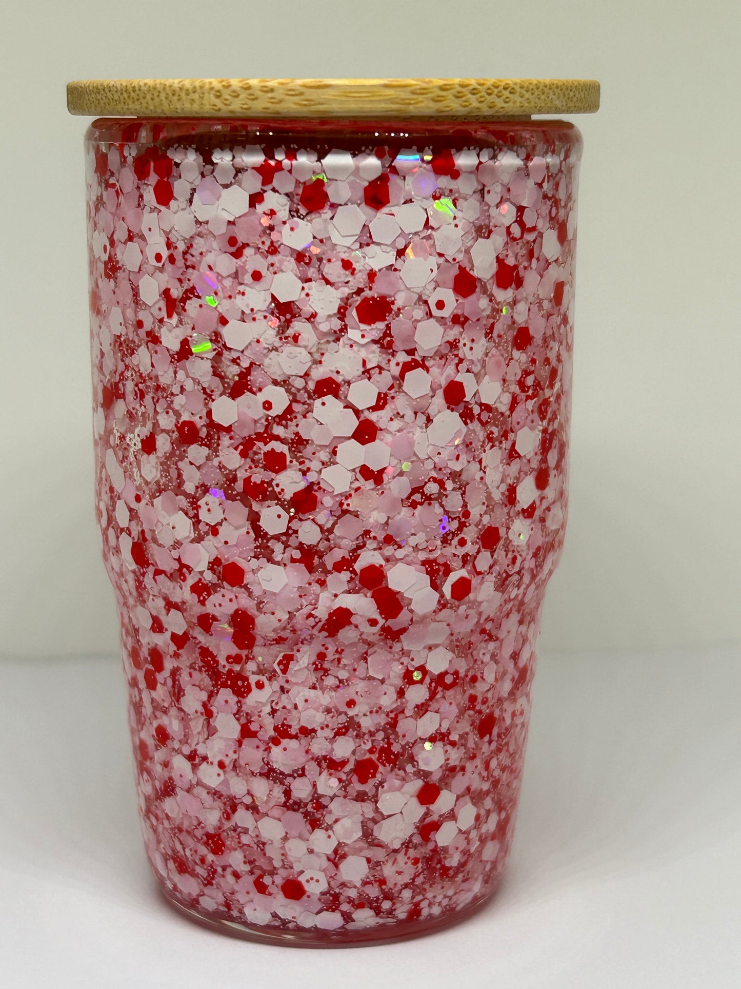 4oz Glass Tumbler with Wooden Lid