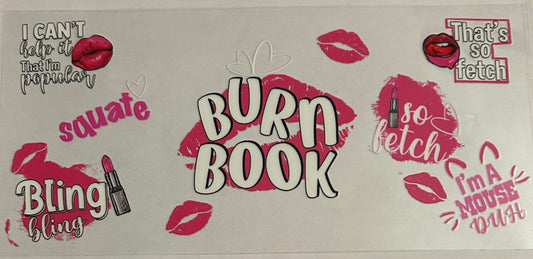 Burn Book Cup Wrap