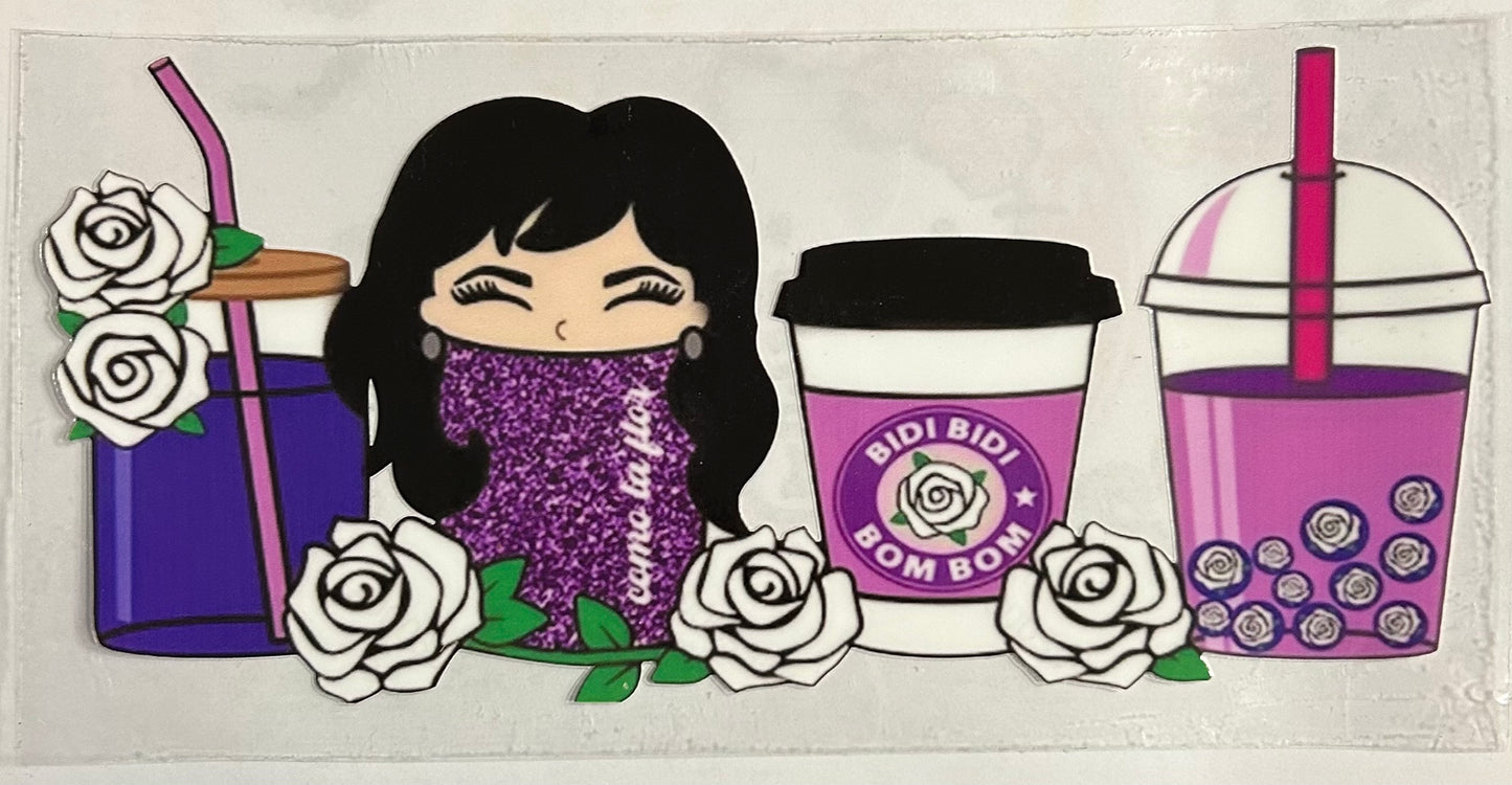 Blueberry Girl Cup Wrap