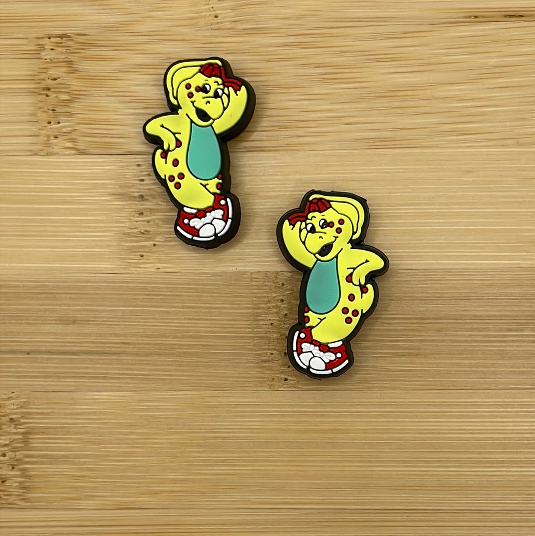 Barney and Friends Focal Bead