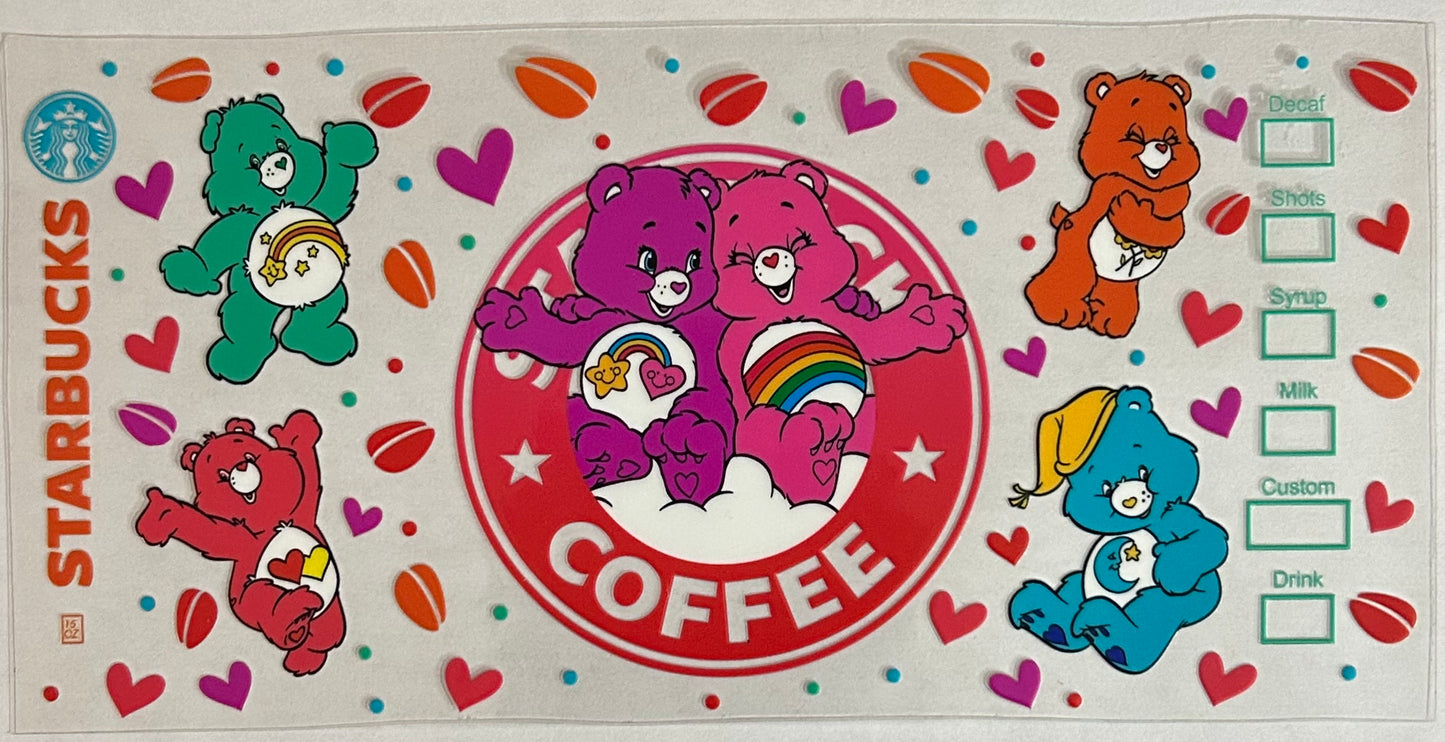 Care Bear Cup Wraps