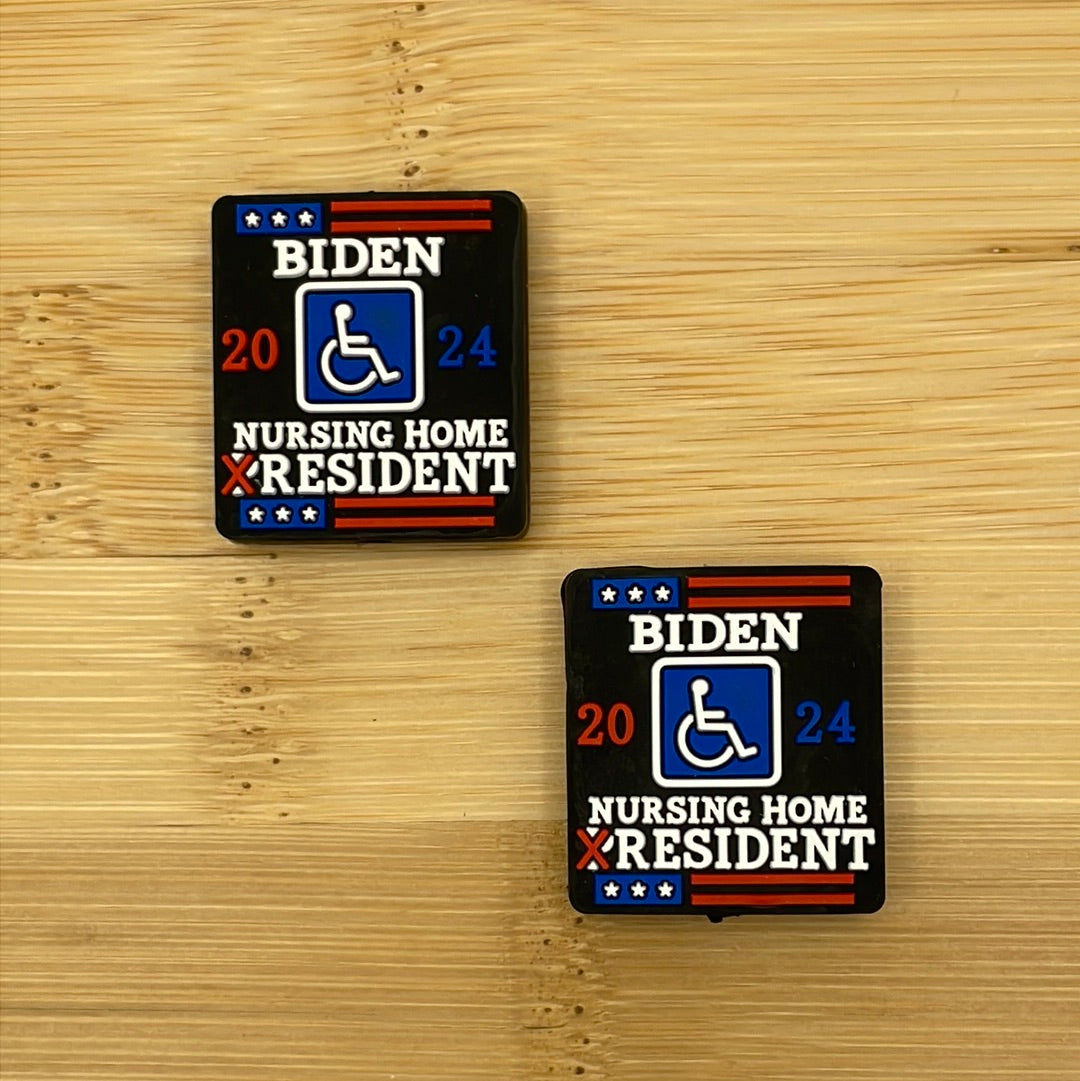 Biden 2024 Nursing Home Resident Focal Bead