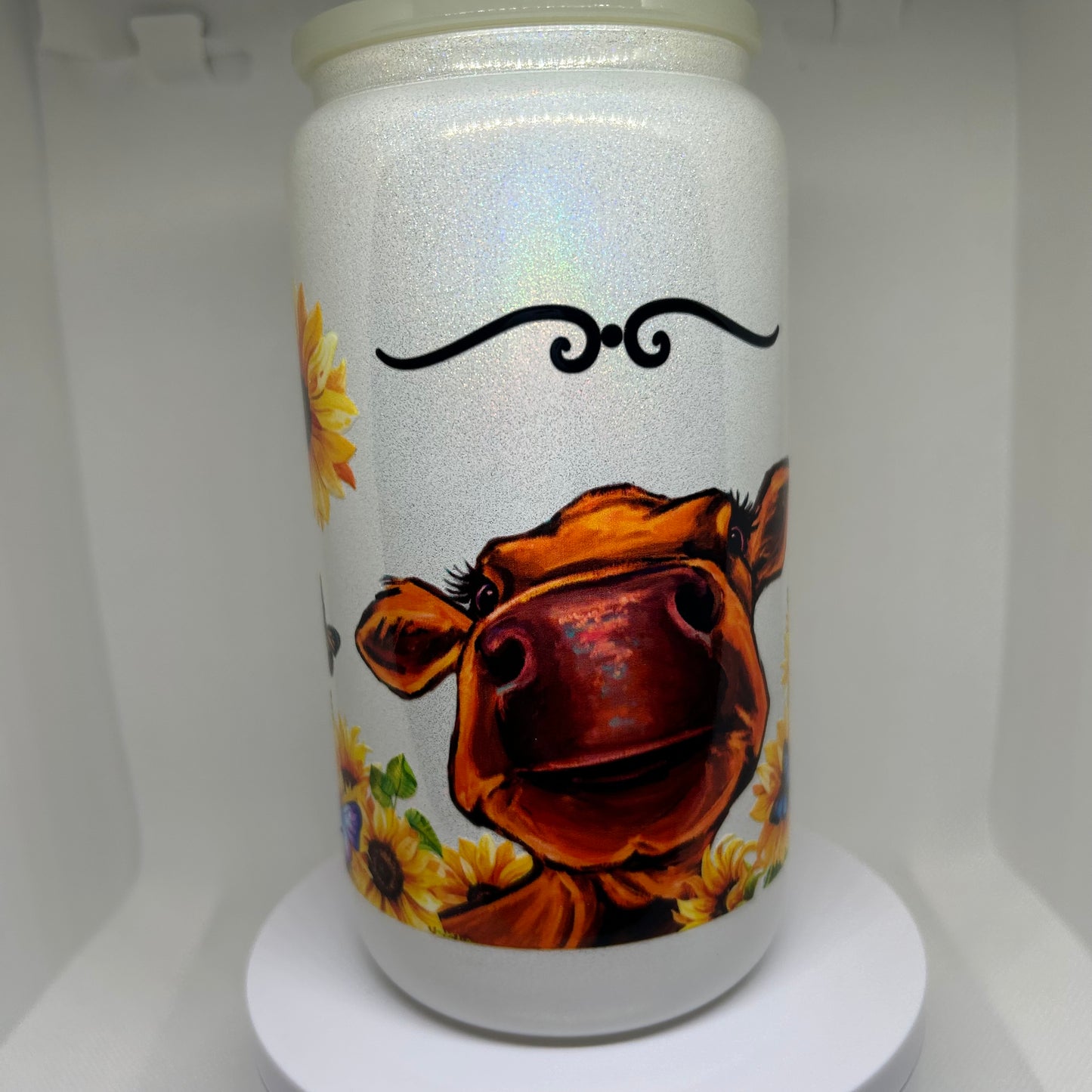 Cow Snout 16oz Glass Tumbler