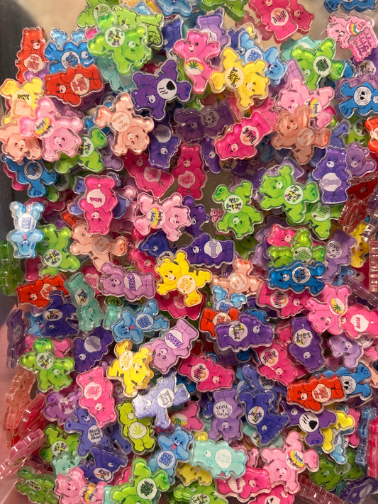 Swear Bear Acrylic Dangle Earrings