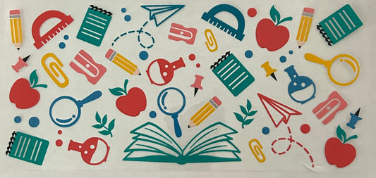 Teacher’s Supplies Cup Wrap