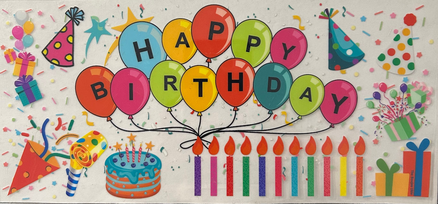 Happy Birthday Cup Wrap