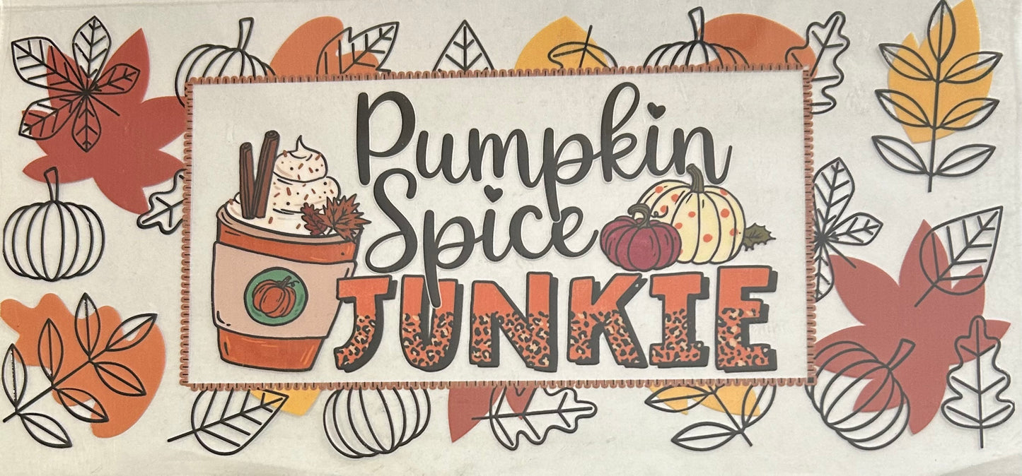 Pumpkin Spice Junkie Cup Wrap