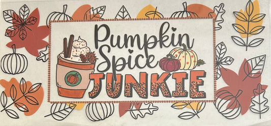 Pumpkin Spice Junkie Cup Wrap