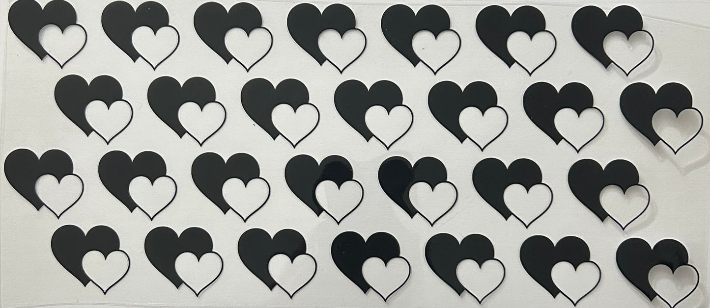 Black Heart Cup Wrap