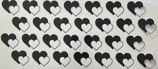 Black Heart Cup Wrap