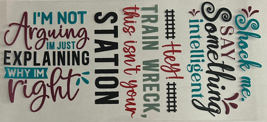 Train Wreck Cup Wrap