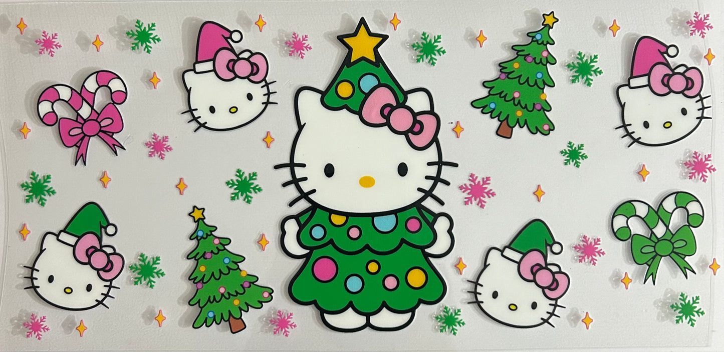Hello Kitty Christmas Tree Cup Wrap