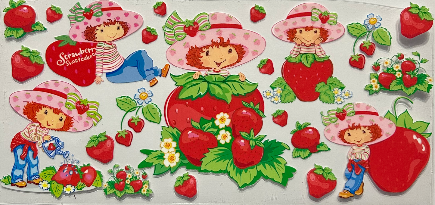 Strawberry Shortcake Cup Wraps