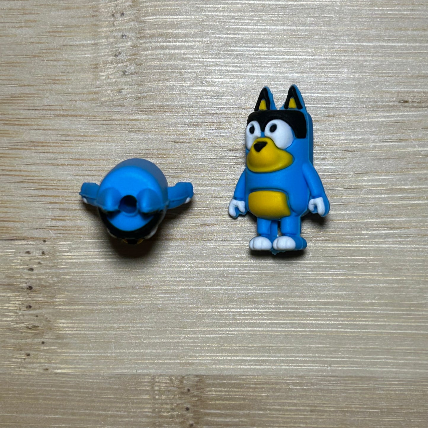 3D Dark Blue Bluey Focal Bead