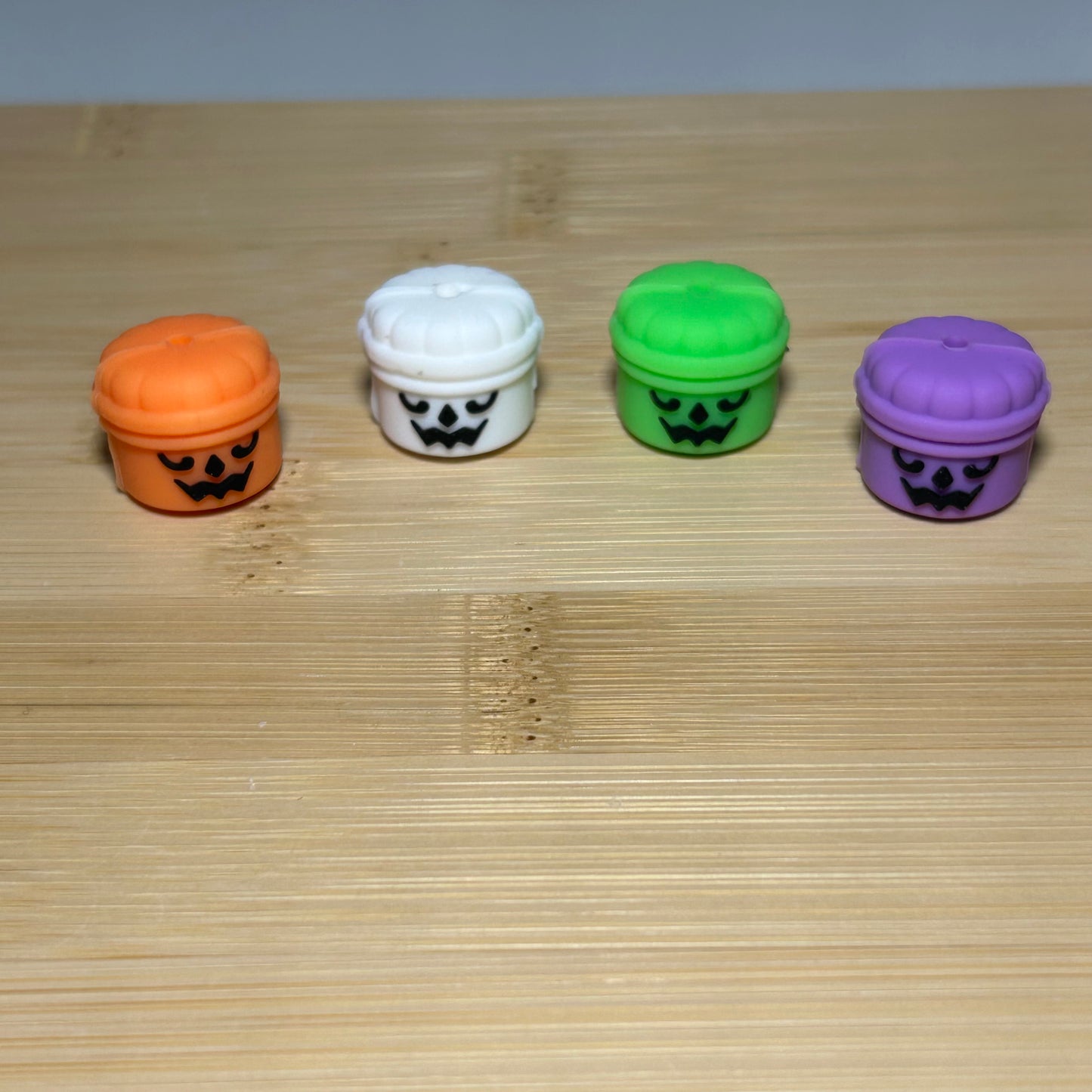 3D Mini Pumpkin Bucket Focal Bead