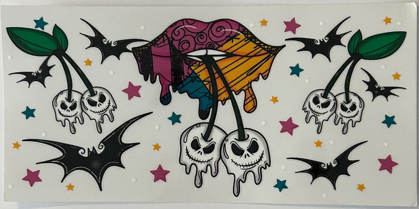 Jack and Sally Cherry Lips Cup Wrap