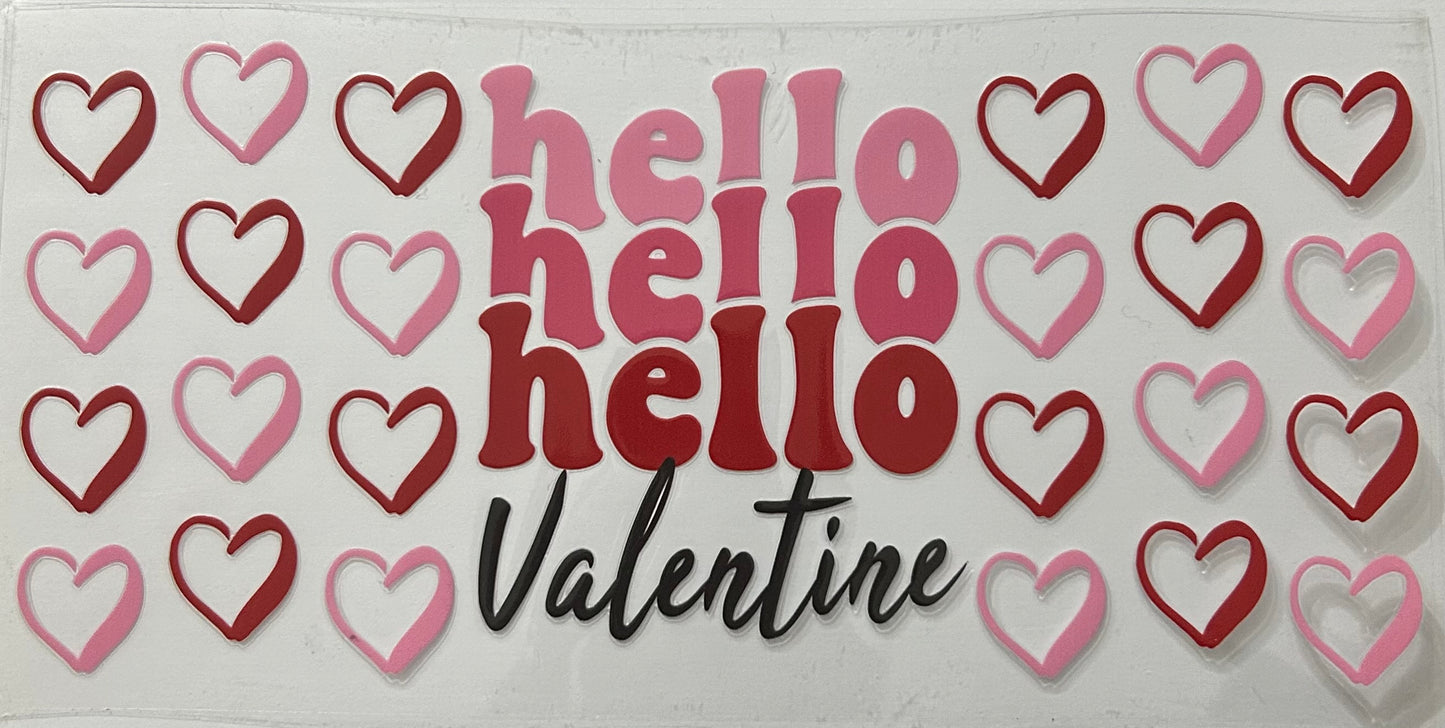 Hello Valentine Cup Wrap