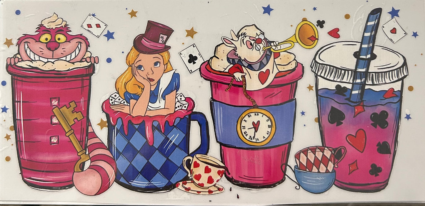 Alice in Wonderland Cup Wraps