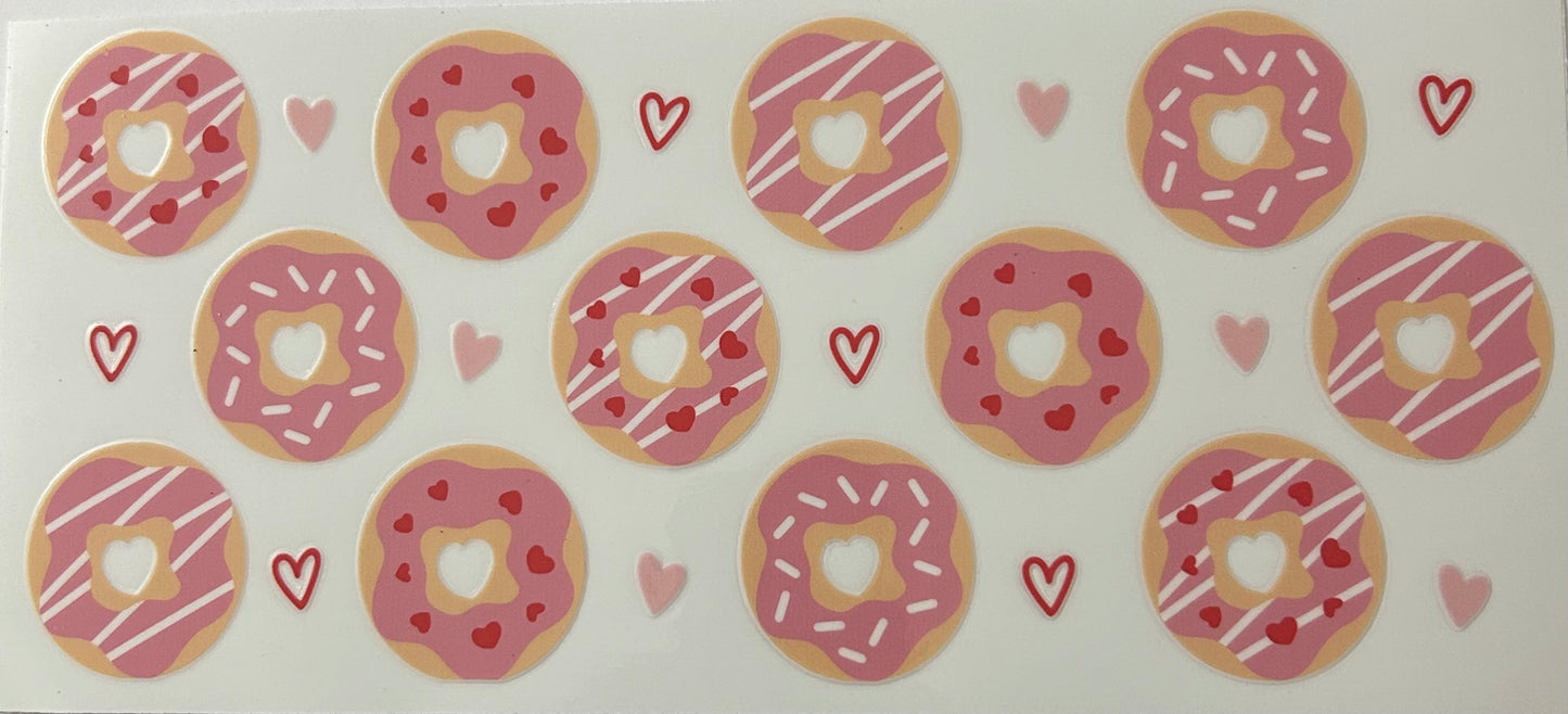 Pink Donut Cup Wraps