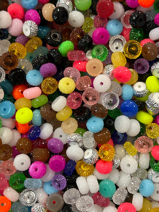 Sugar Wheel Spacer Beads