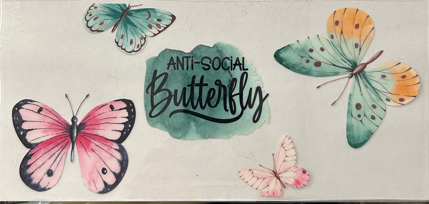 Anti Social Butterfly Cup Wrap