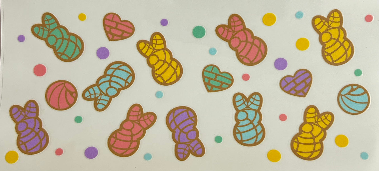 Mexican Sweet Bread Bunnies Cup Wrap