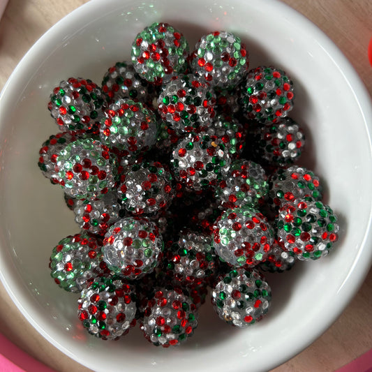 Christmas Rhinestone Beads