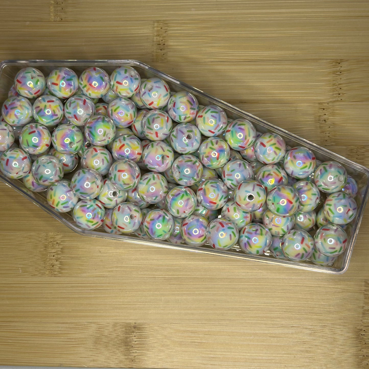 Sprinkle Uv Acrylic 16mm Beads