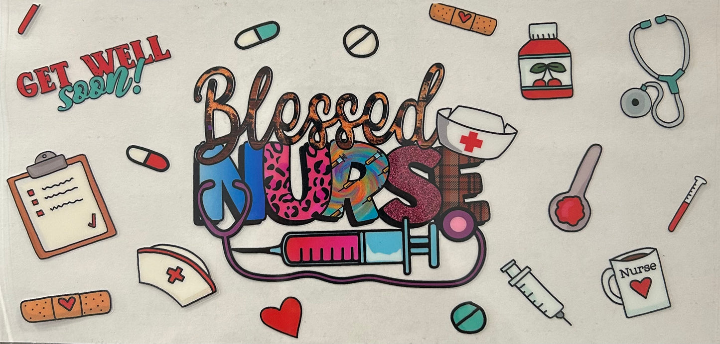 Blessed Nurse Cup Wrap