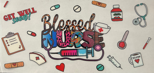 Blessed Nurse Cup Wrap