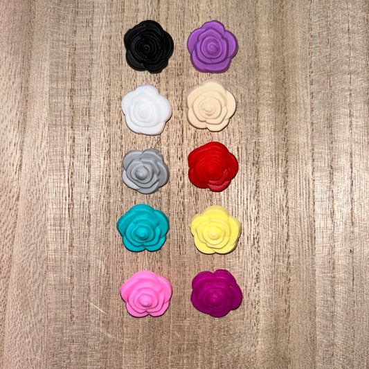 Rose Focal Bead (Double Sided)