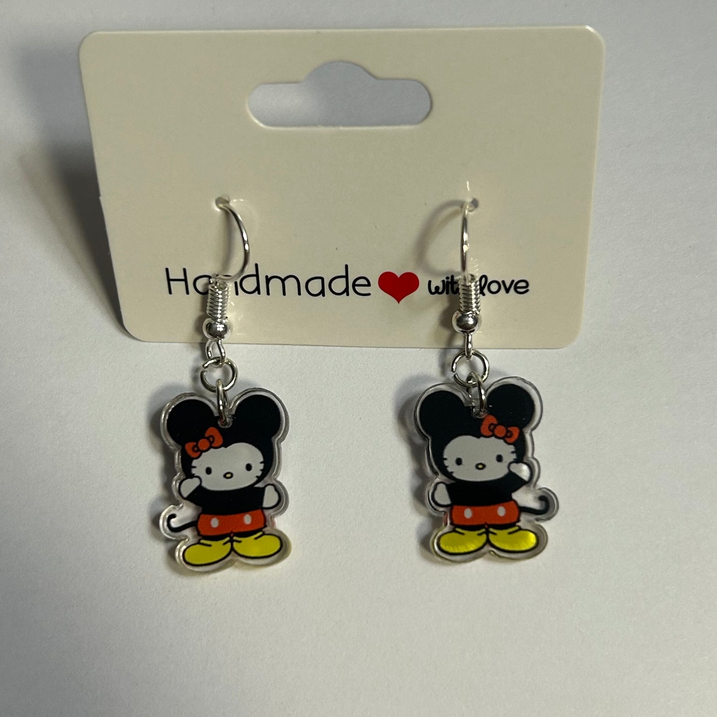 Hello Kitty Cosplay Acrylic Earrings