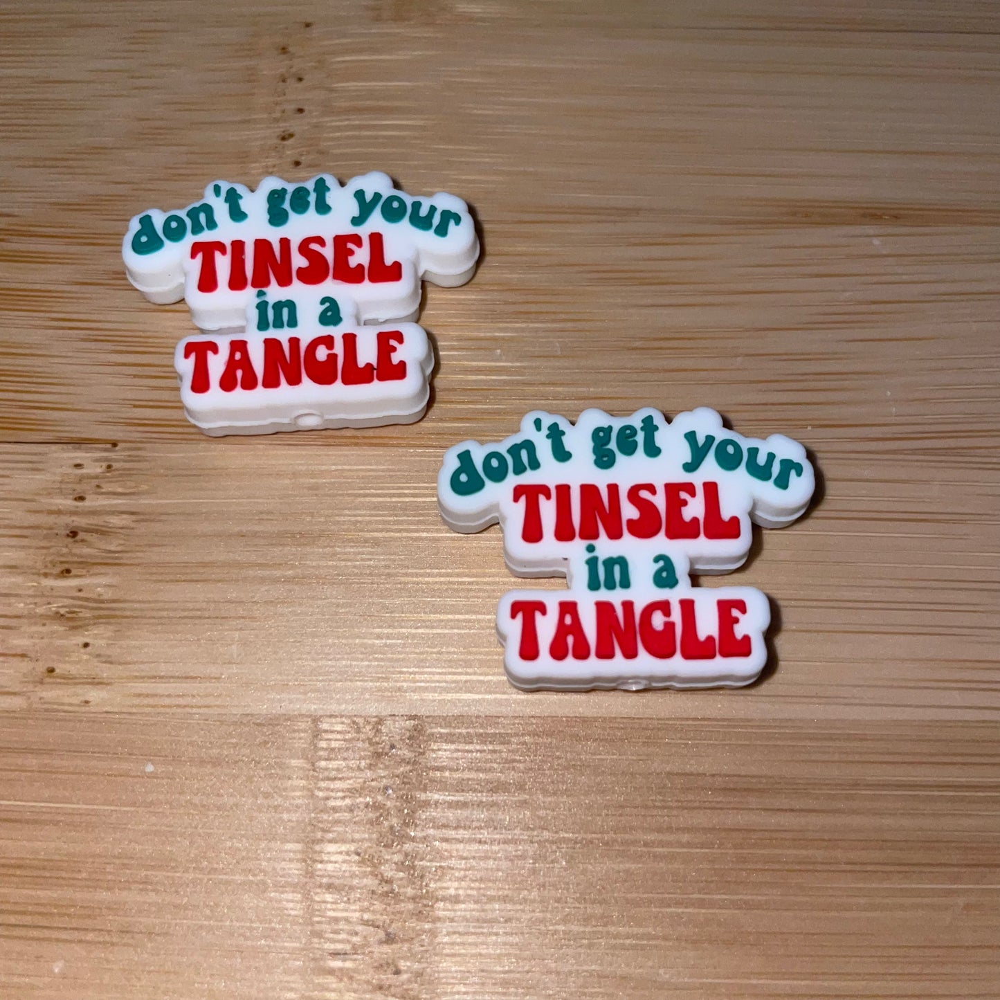 Don’t get your Tinsel in a Tangle Focal Bead