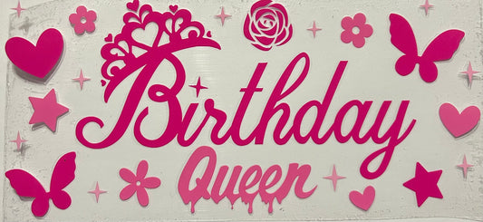 Birthday Queen Cup Wrap