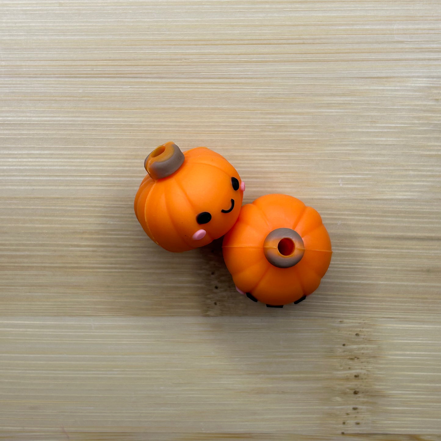 3D Cute Pumpkin Focal Bead