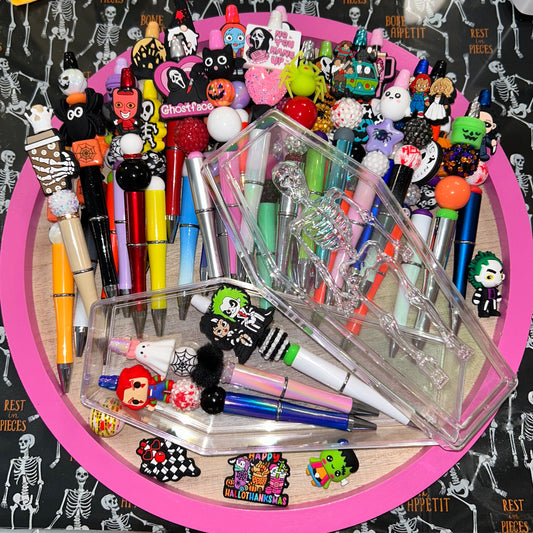 Mystery 3 Pack Pens with Coffin