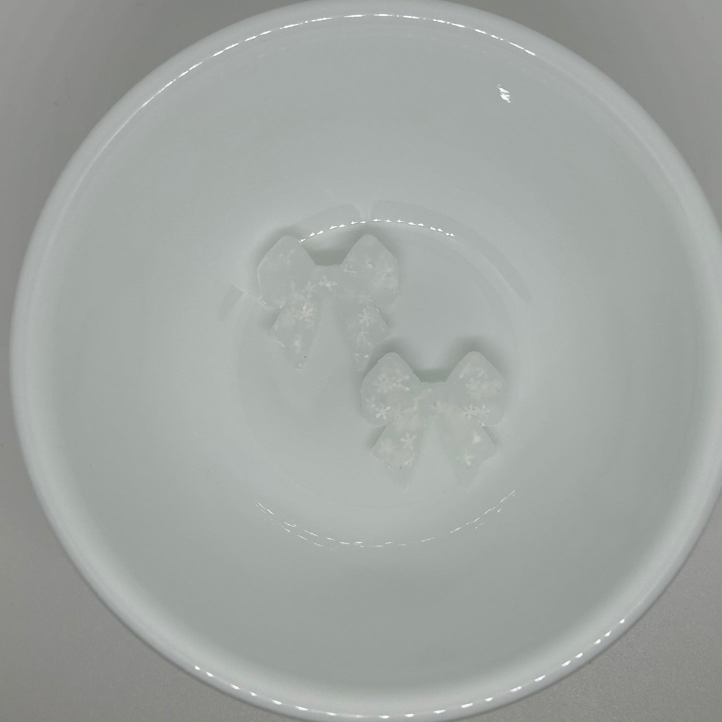3D Glitter Bow Focal Bead