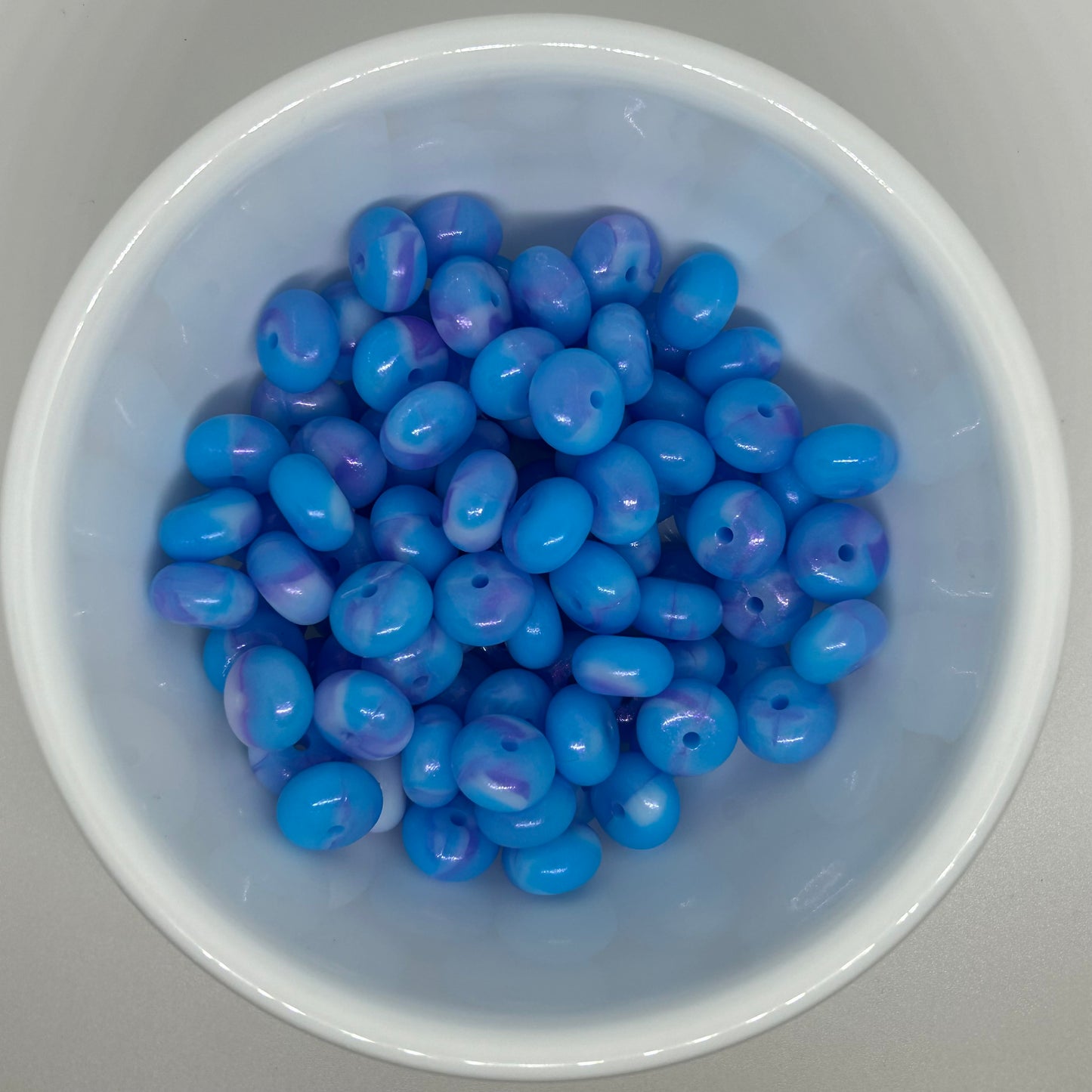 Pearlescent Shimmer Spacer 14mm Bead