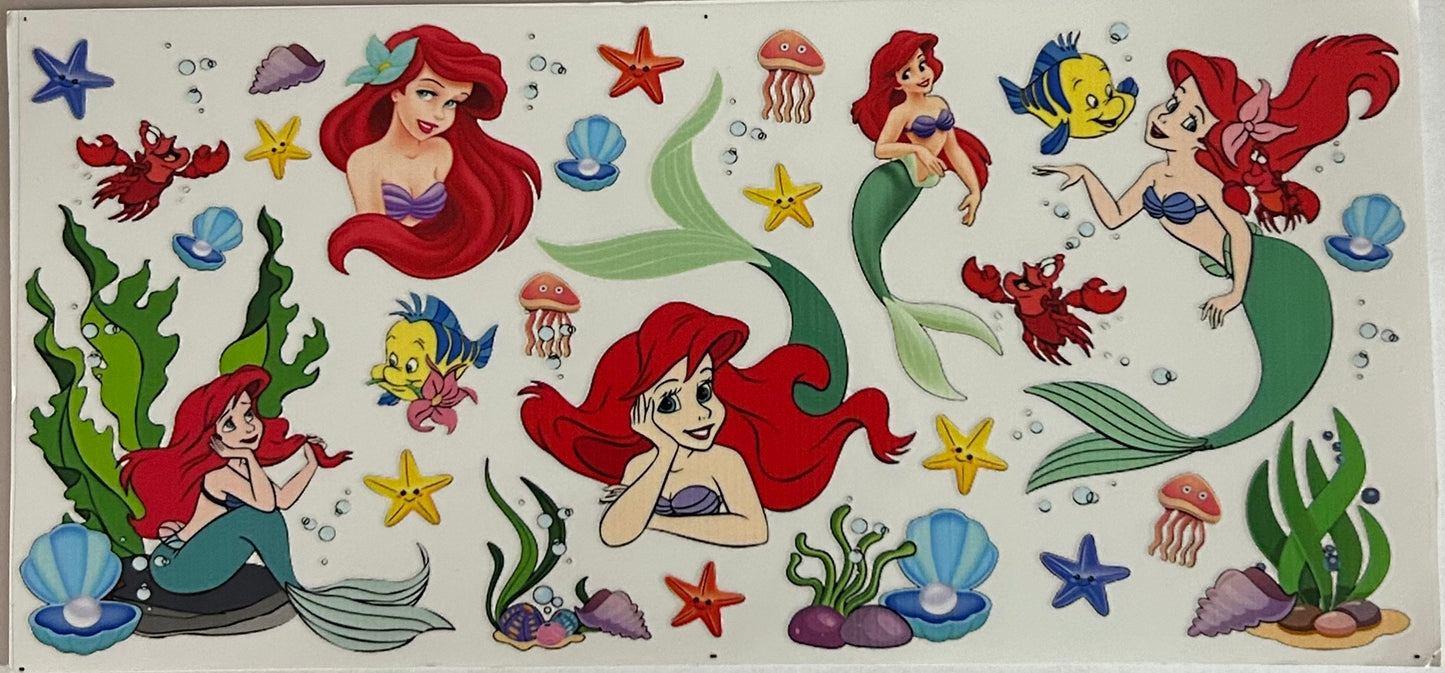 Princess Ariel Cup Wraps